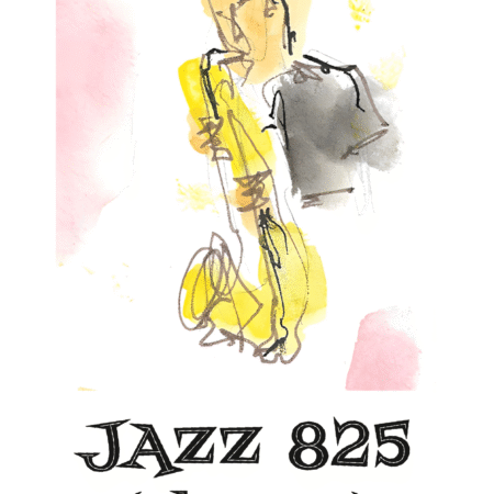 jazz zine Jazz 825 zine cover